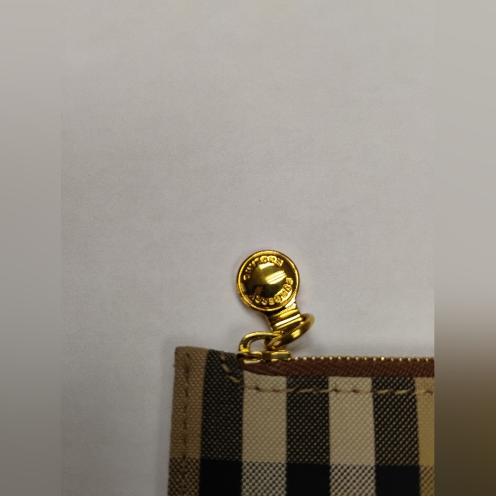 EUC Burberry Zip Card Case - Somerset Vintage Check - Picture 7 of 9